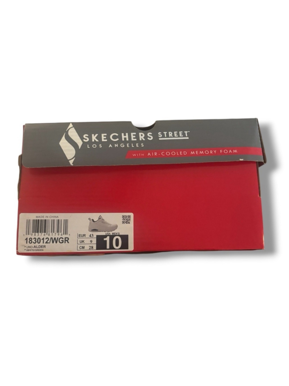 Skechers Men's 183012/WGR Uno Alder Casual Shoes Size 10 - Picture 5 of 7